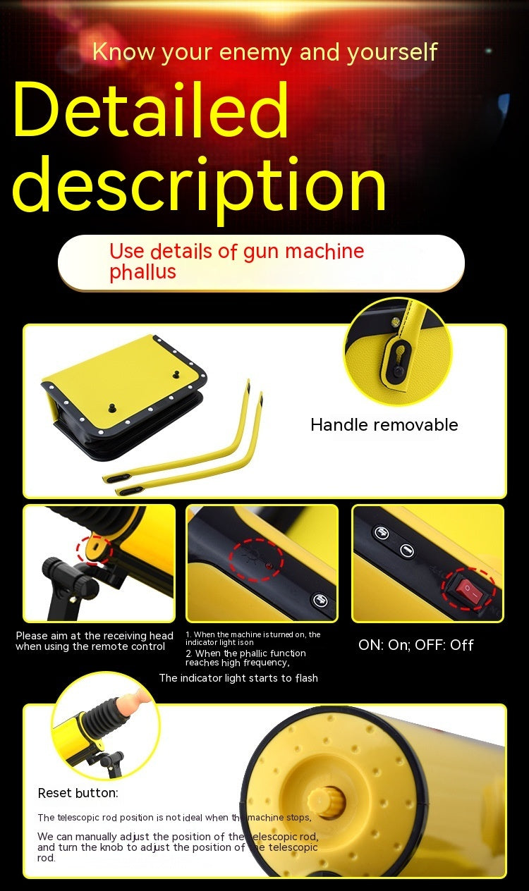 The Cannon Thruster — APP-Controlled Telescopic Machine with Spray Action
