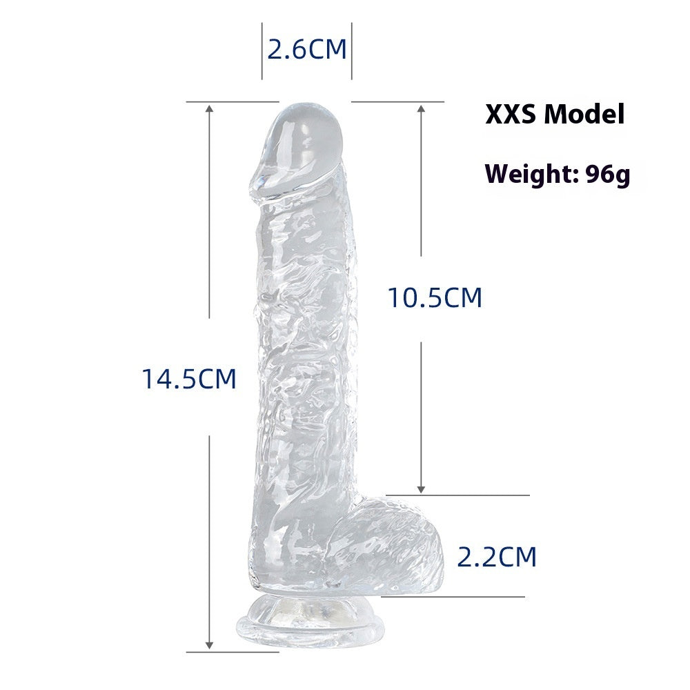 Crystal Crush — Transparent Fantasy Stick in 7 Dirty Sizes