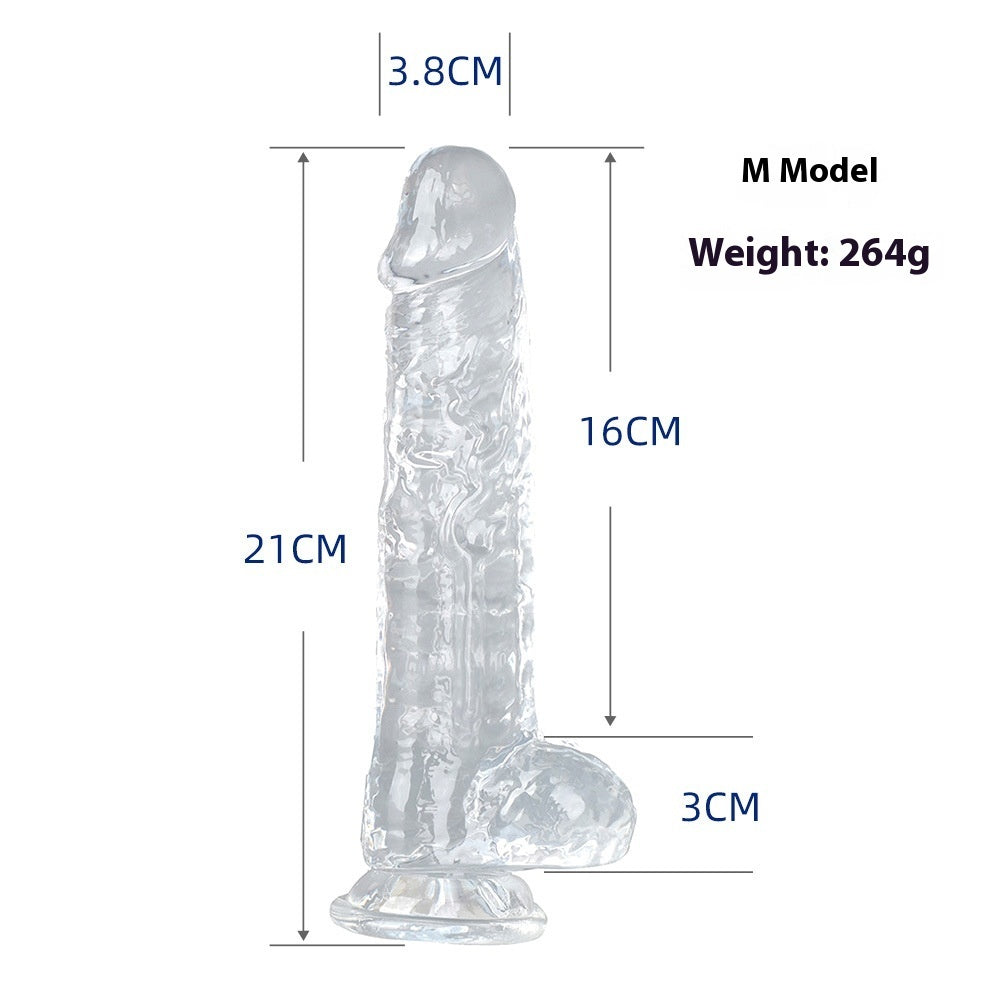 Crystal Crush — Transparent Fantasy Stick in 7 Dirty Sizes