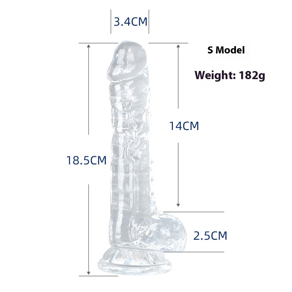 Crystal Crush — Transparent Fantasy Stick in 7 Dirty Sizes