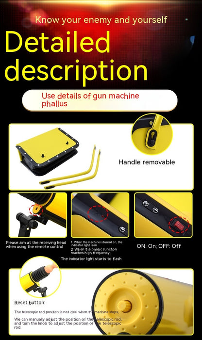 The Cannon Thruster — APP-Controlled Telescopic Machine with Spray Action
