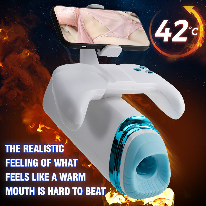 The GameChanger — Telescopic Mouth Simulator with Phone Mount & Burst Mode