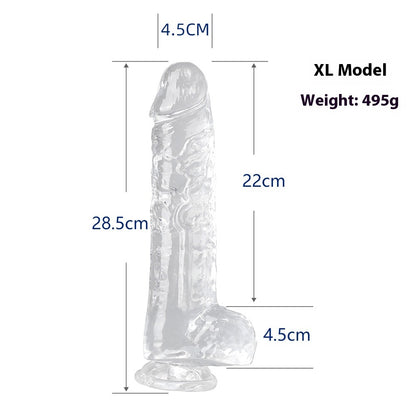 Crystal Crush — Transparent Fantasy Stick in 7 Dirty Sizes