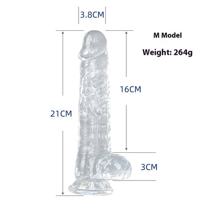 Crystal Crush — Transparent Fantasy Stick in 7 Dirty Sizes
