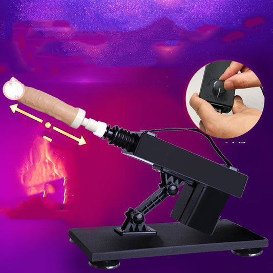 Ruthless Thrust Machine with Tongue & Heat – No Safe Word Needed