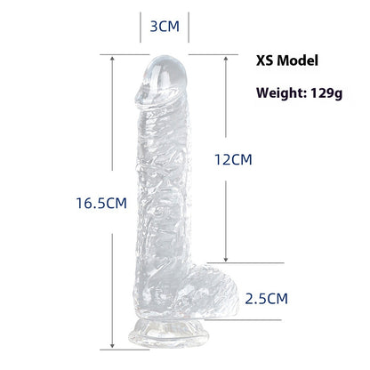 Crystal Crush — Transparent Fantasy Stick in 7 Dirty Sizes