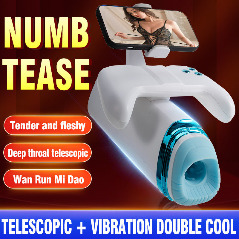 The GameChanger — Telescopic Mouth Simulator with Phone Mount & Burst Mode